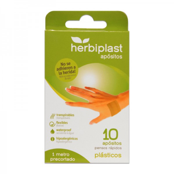 Herbiplast plastic dressings for wounds 10 units Herbiplast plastic dressings for wounds 10 units